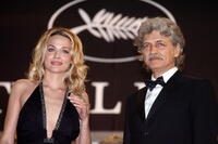 Laura Chiatti and Fabrizio Bentivoglio at the premiere of "L'Amico di Famiglia" during the 59th edition of the International Cannes Film Festival.