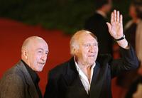 Michel Piccoli at the Rome Film Festival screening of "Jardins en Automne".