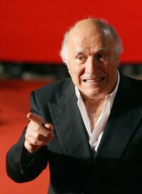 Michel Piccoli and Director Otar Iosselianiat at the Rome Film Festival screening of "Jardins en Automne".
