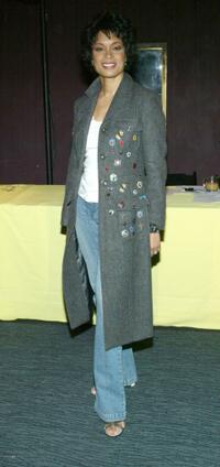 Valarie Pettiford at the CBS/UPN's Super Bowl XXXVIII Party during the 2004 Winter Press Tour.