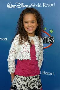 Madison Pettis at the Disney Channel Games 2007 All-Star party.
