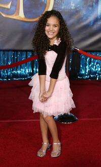 Madison Pettis at the world premiere of "Enchanted."