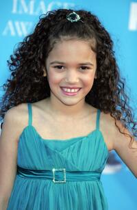Madison Pettis at the 39th NAACP Image Awards.