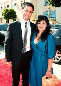 Danny Pino and Lily at the 2008 ALMA Awards.