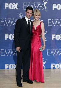 Danny Pino and Kathryn Morris at the 59th Annual Primetime Emmy Awards.