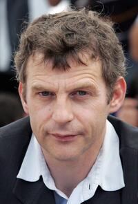 Lucas Belvaux at the photocall of "La Raison du Plus Faible" (The Right of the Weakest) during the 59th International Cannes Film Festival.