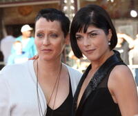 Lori Petty and Selma Blair at the premiere of "Hellboy ll: The Golden Army."