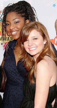 Jessica Williams and Katija Pevec at the 19th Annual Kid's Choice Awards.