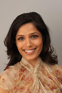Frieda Pinto from Miral poses for a portrait during The 54th BFI London Film Festival
