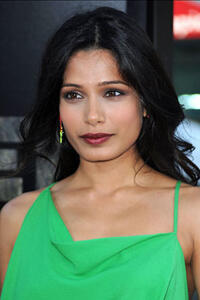 Freida Pinto at the premiere for "Rise of the Planet of the Apes."
