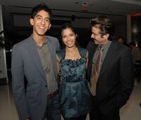 Dev Patel, Freida Pinto and Anil Kapoor at the screening of "Slumdog Millionaire."