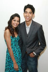 Freida Pinto and Dev Patel at the 2008 Tribeca cinema series.