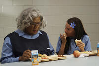 Tyler Perry as Madea and Sofia Vergara as T.T. in "Tyler Perry's Madea Goes to Jail."