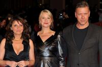 Susanne Bier, Trine Dyrholm and Mikael Persbrandt at the premiere of "In a Better World" during the 5th International Rome Film Festival.