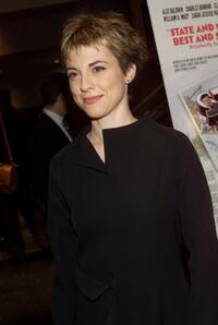 Rebecca Pidgeon at the benefit screening of "State and Main" to raise funds for the New York City Parks Foundation.