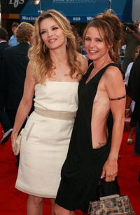 Michelle Pfeiffer and DeDee Pfeiffer at the Los Angeles premiere of "Hairspray."