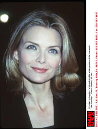 Michelle Pfeiffer at the premiere of the new movie "One Fine Day."