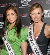 Shareece Pfeiffer and Megan Myrehn at the Fashion Rocks the Universe fashion show.