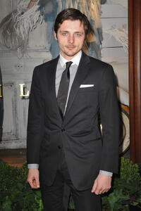 Raphael Personnaz at the Ralph Lauren dinner to celebrate the flagship opening in France.
