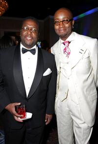 Wendell Pierce and Jonathan Slocumb at the 39th NAACP Image Awards after party.