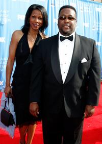 Wendell Pierce and Guest at the 38th Annual NAACP Image Awards.