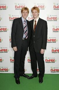 James Phelps and Oliver Phelps at the Sony Ericsson Empire Film Awards 2006.