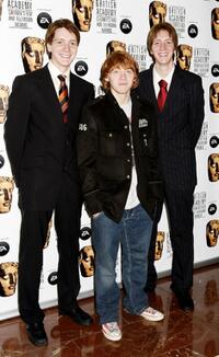 James Phelps, Rupert Grint and Oliver Phelps at the 11th British Academy Children's Film & Television Awards.