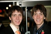 James and Oliver Phelps at the world premiere of "Harry Potter And The Goblet Of Fire."