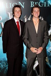 James and Oliver Phelps at the European premiere of "Harry Potter And The Order Of The Phoenix."