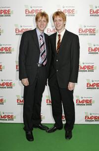 James and Oliver Phelps at the Sony Ericsson Empire Film Awards 2006.