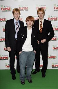 James Phelps, Rupert Grint and Oliver Phelps at the Sony Ericsson Empire Film Awards 2006.