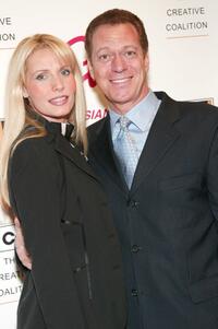 Joe Piscopo and wife Kimberly at the 2003 Creative Coalition Spotlight Awards.
