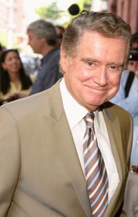 Regis Philbin at the Memorial Service for Alan King.