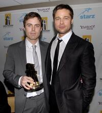 Casey Affleck and Brad Pitt at the 11th Annual Hollywood Awards.