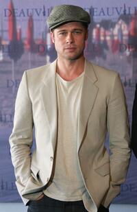 Brad Pitt at the photocall of "The Assassination of Jesse James" during the 33rd Deauville American film festival.