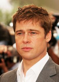 Brad Pitt at the photocall of "A Mighty Heart" during the 60th International Cannes Film Festival.