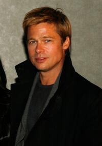 Brad Pitt at the premiere of "God Grew Tired of Us."