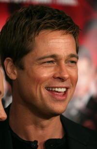 Brad Pitt at the Hollywood premiere of "Ocean's Thirteen.''
