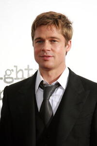 Brad Pitt at the N.Y. premiere of "A Mighty Heart."