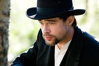 Brad Pitt in "The Assassination of Jesse James by the Coward Robert Ford."   