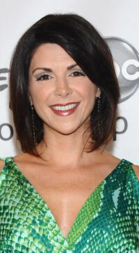 Amy Pietz at the Disney ABC Television Group's "TCA 2001 Summer Press Tour" in California.