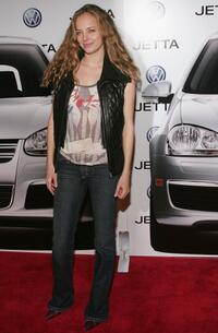 Bijou Phillips at the premiere of the 2005 Volkswagen Jetta.