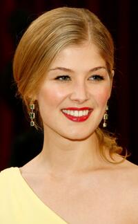 Rosamund Pike at the 80th Annual Academy Awards.
