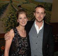 Rosamund Pike and Ryan Gosling at the after party following the LA premiere of "Fracture."