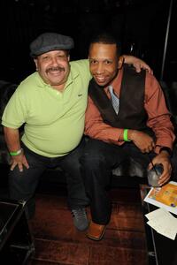 Chuy and Jay Phillips at the JHRTS 6th Annual "Young Hollywood" Holiday Party.