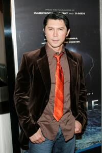 Lou Diamond Phillips at the premiere of "The Triangle."