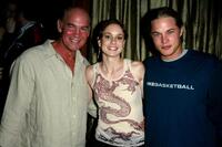 Mitch Pileggi, Sarah Wayne Callies and Travis Fimmel at the WB Television Network Upfront All-Star Party.