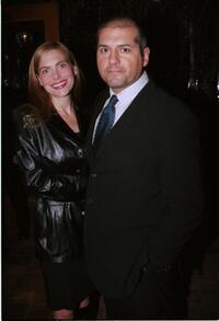 A.J. Benza and Guest at the post-Golden Globe awards party.