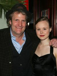 Jeff Daniels and Alison Pill at the after party of the opening night of "Blackbird."