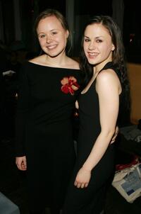 Alison Pill and Anna Paquin at the after party of the opening night of "After Ashley."